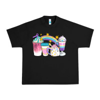 Black Unicorn Coffee Cups Urban Heavy Tee - Artiststas