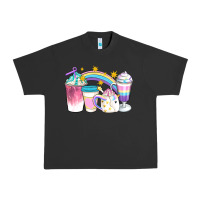 Pigment Black Unicorn Coffee Cups Urban Heavy Tee - Artiststas