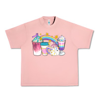 Salmon Unicorn Coffee Cups Urban Heavy Tee - Artiststas