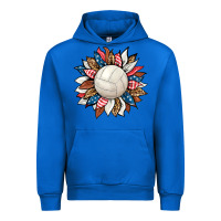 Cobalt volleyball sunflower Urban Hoodie - HRA Design Shop