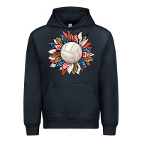 Navy volleyball sunflower Urban Hoodie - HRA Design Shop