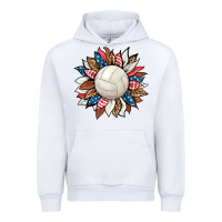 White volleyball sunflower Urban Hoodie - HRA Design Shop
