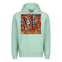 Seafoam patriotic popsicles seamless pattern Premium Hoodie - HRA Design Shop