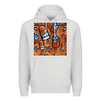 Dove Grey patriotic popsicles seamless pattern Premium Hoodie - HRA Design Shop