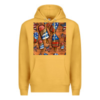 Mustard patriotic popsicles seamless pattern Premium Hoodie - HRA Design Shop