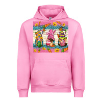 Fuchsia Pink Easter Gnomies Tumbler Easter Day Urban Hoodie - Neo Western