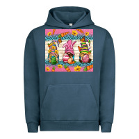 Pigment Midnight Navy Easter Gnomies Tumbler Easter Day Urban Hoodie - Neo Western