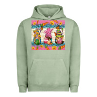 Pigment Oil Green Easter Gnomies Tumbler Easter Day Urban Hoodie - Neo Western