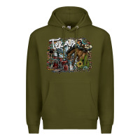 Army Green texas Premium Hoodie - SublimationCraftShop