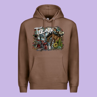 Texas Premium Hoodie Designed By Sublimationcraftshop