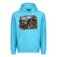 Ocean Blue texas Premium Hoodie - SublimationCraftShop