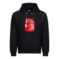Black red bat backpack fa element Urban Hoodie - FaDigitalArtStudio