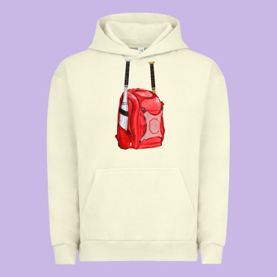Red Bat Backpack Fa Element Urban Hoodie Designed By Fadigitalartstudio