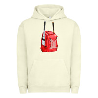Pigment Pistachio red bat backpack fa element Urban Hoodie - FaDigitalArtStudio