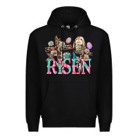 Black He is risen Easter Day Premium Hoodie - CowGirlArtShop