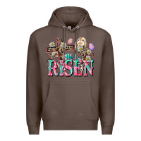 Coffee He is risen Easter Day Premium Hoodie - CowGirlArtShop