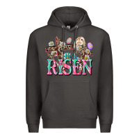 Smoke He is risen Easter Day Premium Hoodie - CowGirlArtShop