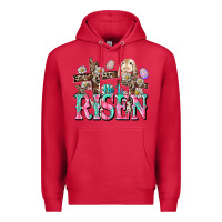 Cardinal He is risen Easter Day Premium Hoodie - CowGirlArtShop