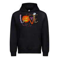 Black love halloween Urban Hoodie - CowhideDigitalArt