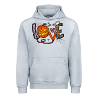 Heather Grey love halloween Urban Hoodie - CowhideDigitalArt
