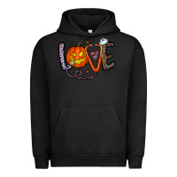 Pigment Black love halloween Urban Hoodie - CowhideDigitalArt