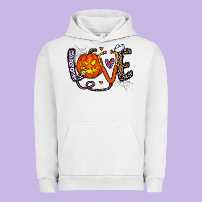 Love Halloween Urban Hoodie Designed By Cowhidedigitalart