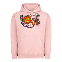 Pigment Salmon love halloween Urban Hoodie - CowhideDigitalArt
