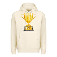 Tofu throphy cup Premium Hoodie - FaDigitalArtStudio