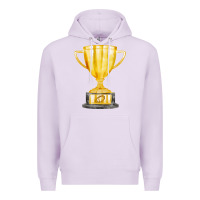 Lilac throphy cup Premium Hoodie - FaDigitalArtStudio