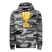 Slate Camo throphy cup Premium Hoodie - FaDigitalArtStudio