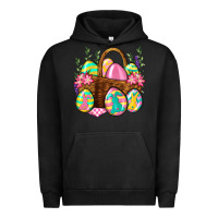 Pigment Black Easter eggs with basket Easter Day Urban Hoodie - Neo Western