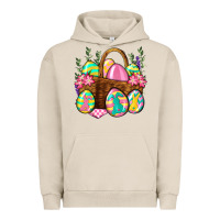 Pigment French Oak Easter eggs with basket Easter Day Urban Hoodie - Neo Western