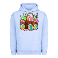 Pigment Grape Ice Easter eggs with basket Easter Day Urban Hoodie - Neo Western