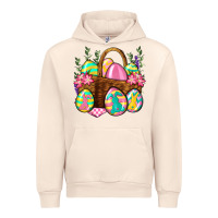 Sandshell Easter eggs with basket Easter Day Urban Hoodie - Neo Western