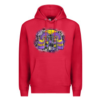 Cardinal halloween rainbow Premium Hoodie - CowhideDigitalArt