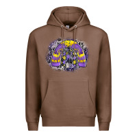 Chestnut halloween rainbow Premium Hoodie - CowhideDigitalArt