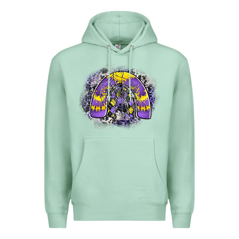 Halloween Rainbow Premium Hoodie by CowhideDigitalArt | Teevron