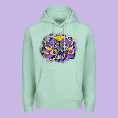 Halloween Rainbow Premium Hoodie Designed By Cowhidedigitalart