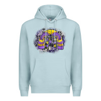 Blue Mist halloween rainbow Premium Hoodie - CowhideDigitalArt