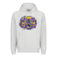 Dove Grey halloween rainbow Premium Hoodie - CowhideDigitalArt