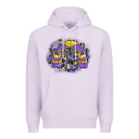 Lilac halloween rainbow Premium Hoodie - CowhideDigitalArt