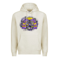 Oatmeal Heather halloween rainbow Premium Hoodie - CowhideDigitalArt