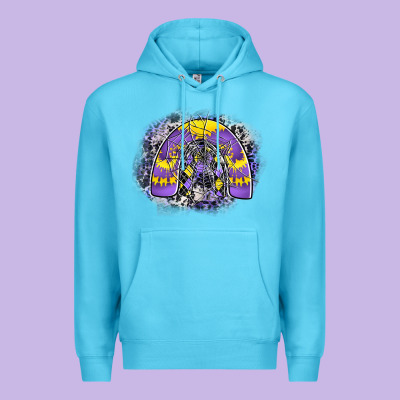 Halloween Rainbow Premium Hoodie Designed By Cowhidedigitalart