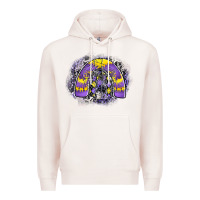 Pale Pink halloween rainbow Premium Hoodie - CowhideDigitalArt