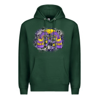 Sports Green halloween rainbow Premium Hoodie - CowhideDigitalArt