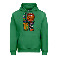Emerald Love Halloween Lips Urban Hoodie - CowhideDigitalArt
