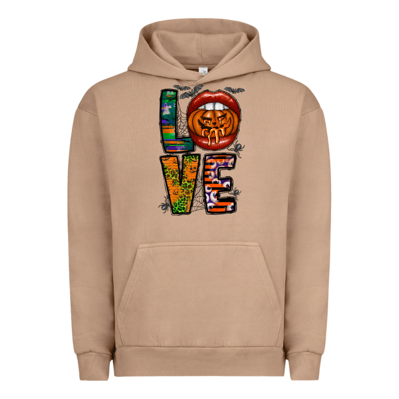 Love Halloween Lips Urban Hoodie by CowhideDigitalArt | Teevron