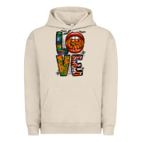 Pigment French Oak Love Halloween Lips Urban Hoodie - CowhideDigitalArt