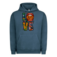 Pigment Midnight Navy Love Halloween Lips Urban Hoodie - CowhideDigitalArt