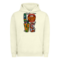 Pigment Pistachio Love Halloween Lips Urban Hoodie - CowhideDigitalArt